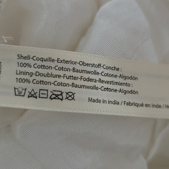 Free People FP ONE Clover White Maxi Skirt Boho Festival Size Small - Picture 11 of 11